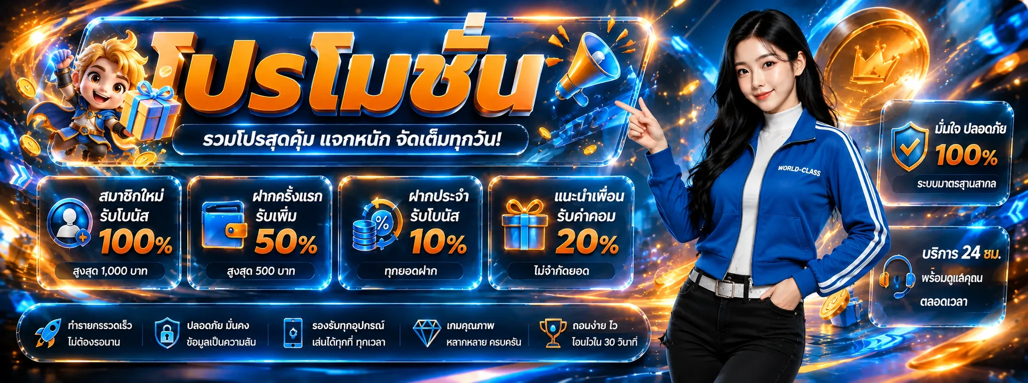 WORLD-CLASS เว็บตรง สล็อต คาสิโน กีฬา และหวย