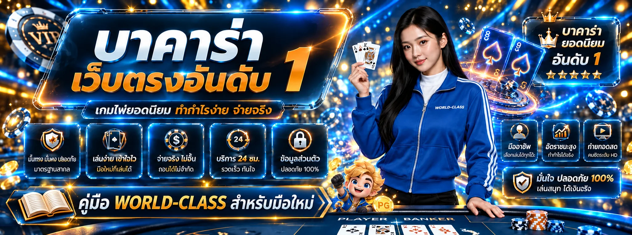 WORLD-CLASS คู่มือมือใหม่ เลือกเกมและใช้งานปลอดภัย